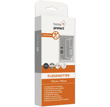 Verpackung einer Fliegengitter für Fenster mit den Maßen 130 cm x 150 cm