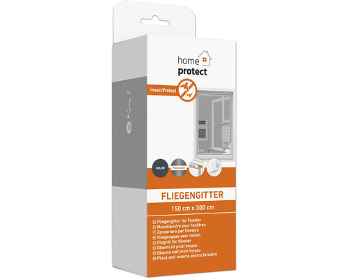 Fliegengitter 150 cm x 300 cm für Fenster im Karton