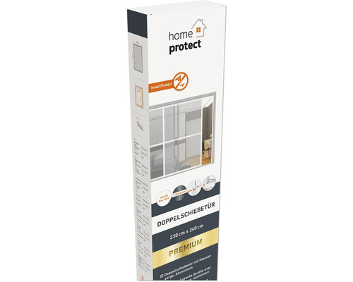 Home Protect Insektenschutz Doppelschiebetür 230 cm x 240 cm Verpackung