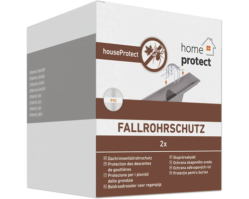 Verpackung Fallrohrschutz aus Kunststoff