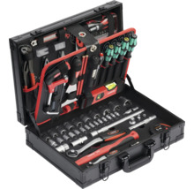 Geöffneter Werkzeugkoffer mit diversen Werkzeugen