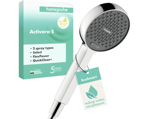 Hansgrohe Activera S Handbrause mit EcoSmart Funktion und zugehöriger Verpackung