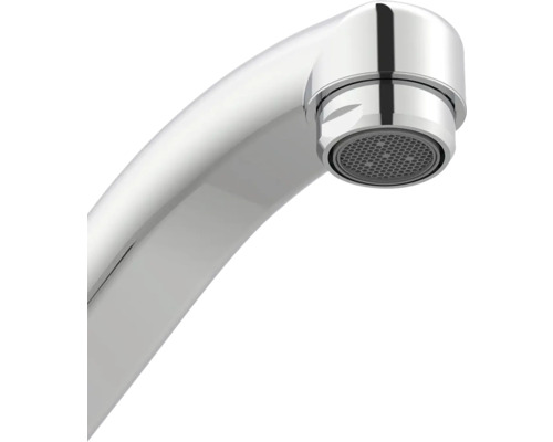 Wasserhahn aus Metall mit Strahlregler