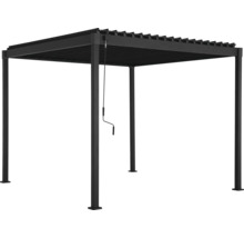 Freistehende Pergola mit verstellbaren Lamellen
