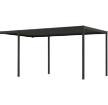 Pavillon mit flachem Dach und rechteckiger Form