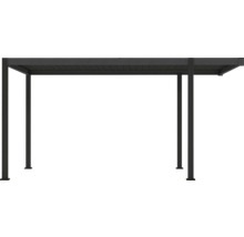 Pavillon mit Lamellendach zur Beschattung im Garten