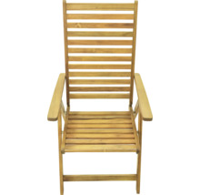 Gartensessel aus Holz mit Armlehnen