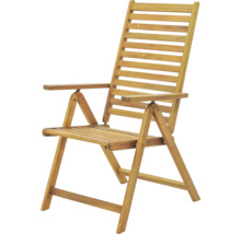 Holzgartenstuhl mit Armlehnen