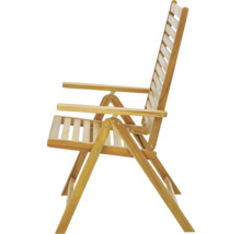 Holzliegestuhl für den Außenbereich