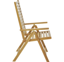 Holzliegestuhl für den Außenbereich