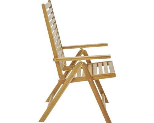 Holzliegestuhl für den Außenbereich