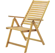 Holzliegestuhl für den Außenbereich