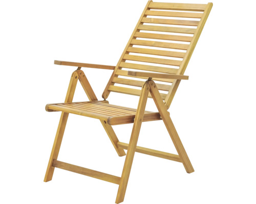 Holzliegestuhl für den Außenbereich