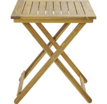 Quadratischer Klapptisch aus Holz für den Aussenbereich