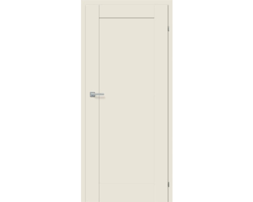 Pertura Zimmertür VINDA Uni Kashmir 86,0x198,5 rechts ohne Schlüssellochbohrung Glatte Innentür mit Türdrücker