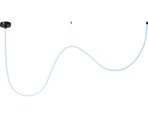 LED-Hängeleuchte mit geschwungenem Design
