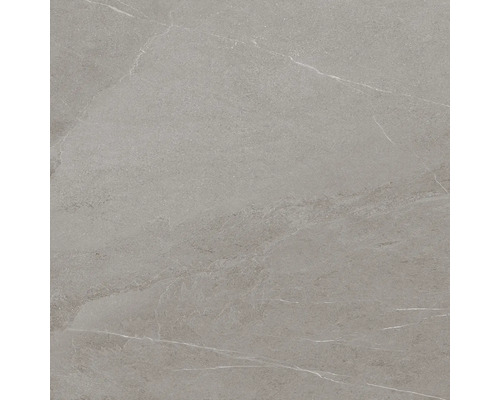 MIRAVA Feinsteinzeug Wand- und Bodenfliese Wandfliese Narvik 60 cm x 60 cm x 8,5 mm matt rektifiziert Detailansicht einer Bodenfliese mit Marmorstruktur