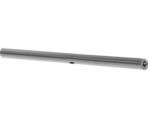 Burschberg Mittelstück für Duschvorhangstange mit Sackbohrung edelstahl gebürstet Metallstift mit Loch