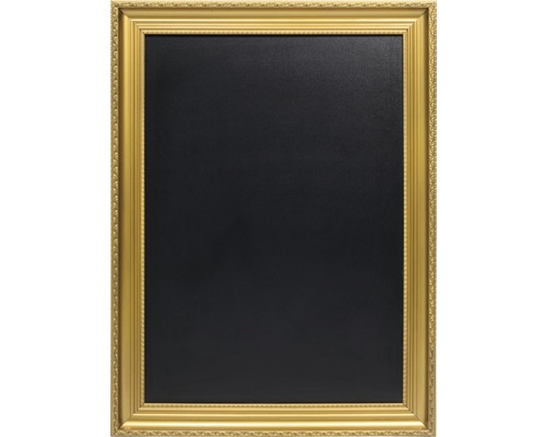 Kreidetafel mit Goldrahmen 83,5x63 cm Kreidetafel mit Goldrahmen 83,5x63 cm