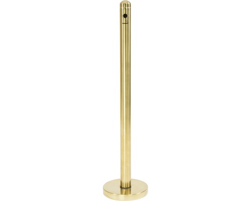 Aschenbecher Pfosten freistehend Edelstahl gold 104 cm inkl. Fuß