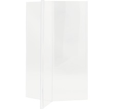Tischaufsteller dreiseitig transparent DIN A5