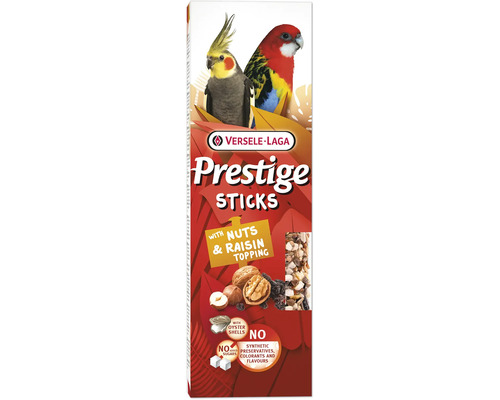 Versele Laga Prestige Sticks mit Nüssen und Rosinen für Vögel