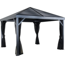 Pavillon mit Vorhängen für den Garten