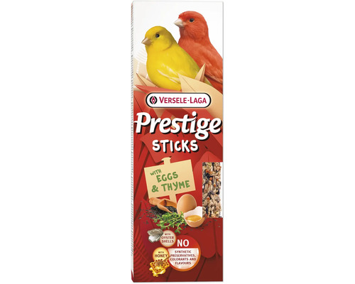 Versele-Laga Logo Prestige Sticks für Vögel mit Eiern und Thymian