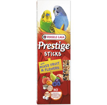 Versele-Laga Prestige Sticks mit gemischten Früchten und Blumen für Wellensittiche