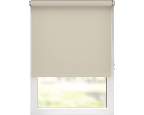 Beige Fensterrollo mit Kettenzug