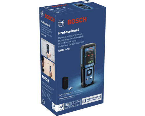 Bosch Professional Materialfeuchtemessgerät GMM 1-15 im Karton