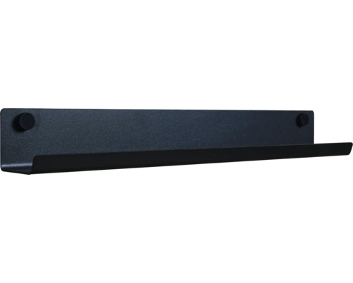 Sonava Function Regal schmal Medium 540 x 70 x 80 mm Schwarzes Wandregal aus Metall