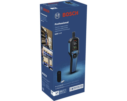 Bosch Professional Thermo-Hygrometer GDH 1-17 in Produktverpackung