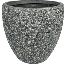 Pflanzgefäß mit Kieselmuster