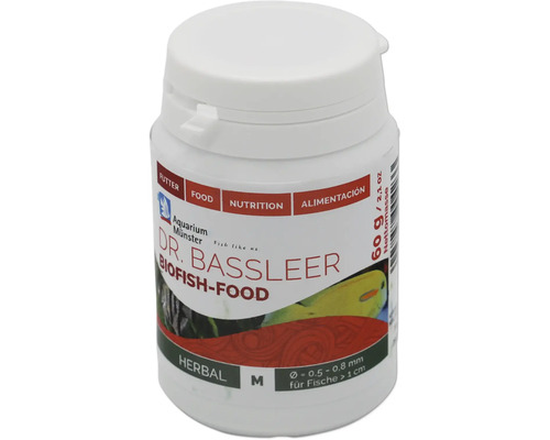 Aquariumfischfutter Aquarium Münster Dr. Bassleer Biofish Food HERBAL M 150 g Dr. Bassleer Biofish-Food in einer Dose
