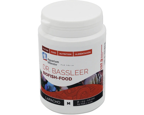 Aquariumfischfutter Aquarium Münster Dr. Bassleer Biofish Food LAPACHO M 600 g enthält 2 % Lapacho-Rindenextrakt Dr. Bassleer Biofish-Food für Aquarienfische in einer Dose