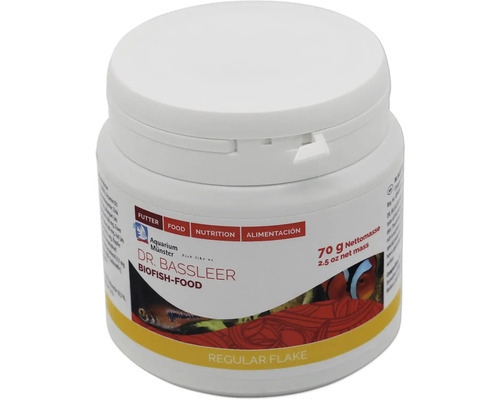 Aquariumfischfutter Aquarium Münster Dr. Bassleer Biofish Food REGULAR FLAKE 140 g Dr. Bassleer Biofish-Food Regular Flake Fischfutter in Dose