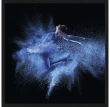 Gerahmtes Bild einer Ballerina mit Tanzpose und Farbeffekt