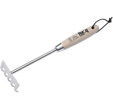 Gartenrechen mit Holzgriff und Aufhängeschlaufe