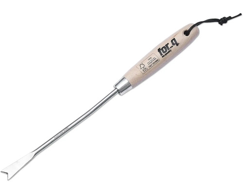 Unkrautstecher mit Holzgriff und Edelstahlklinge