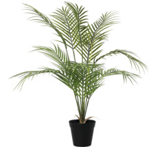 Kunstpflanze Areca Palme im schwarzen Topf