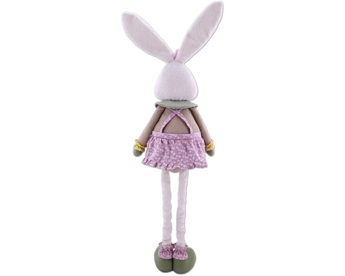 Dekorative Hasenpuppe mit Kleid und langen Ohren