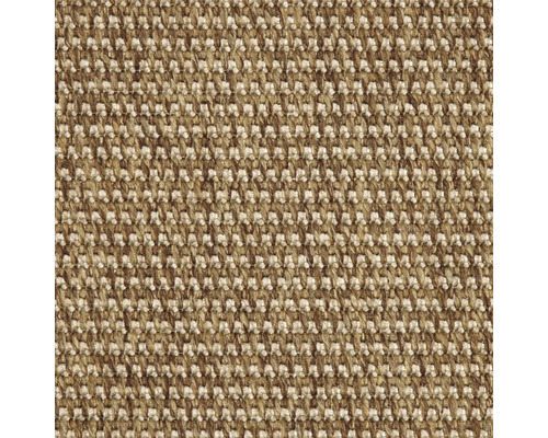 Teppichboden Flachgewebe Outsider African Sunrise camel FB75 400 cm breit (Meterware) Nahaufnahme eines Teppichs mit gewebter Textur