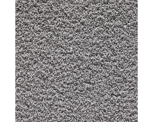 Teppichboden Shaggy Softness silber FB90 400 cm breit (Meterware) Nahaufnahme eines grauen Teppichs