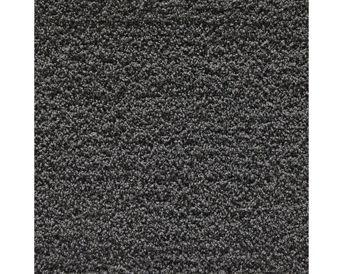 Teppichboden Shaggy Softness anthrazit FB97 400 cm breit (Meterware) Nahaufnahme eines Teppichs mit Schlingenstruktur