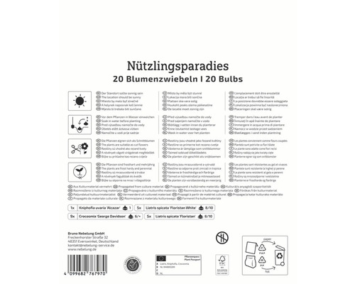 Informationen zu Nützlingsparadies 20 Blumenzwiebeln