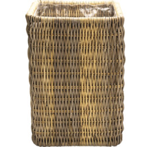 Korb Pflanzgefäß aus Rattan