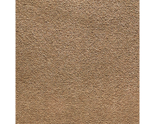 Teppichboden Shaggy Venezia karamell FB43 400 cm breit (Meterware) Nahaufnahme einer strukturierten Putzoberfläche