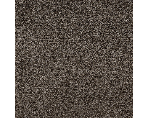 Teppichboden Shaggy Venezia dunkelbraun FB49 400 cm breit (Meterware) Nahaufnahme einer Putzstruktur