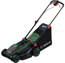 Akkurasenmäher mit Fangkorb